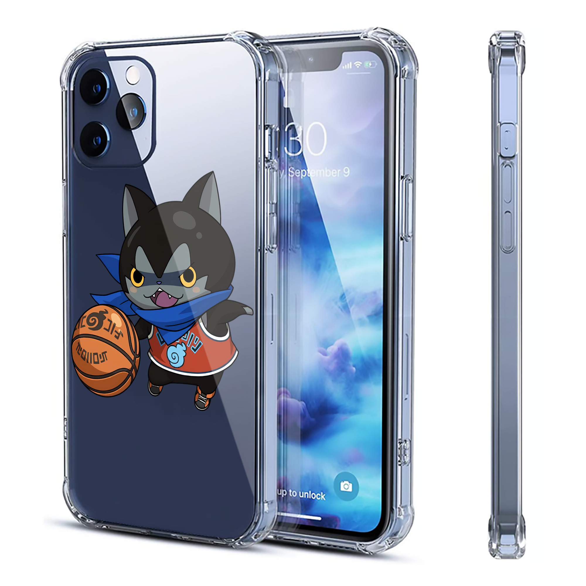 （画像用） 妖怪ウォッチ Yo-kai Watch 【iPhone 12シリーズ対応】透明スマホケース（クリアソフトケース）